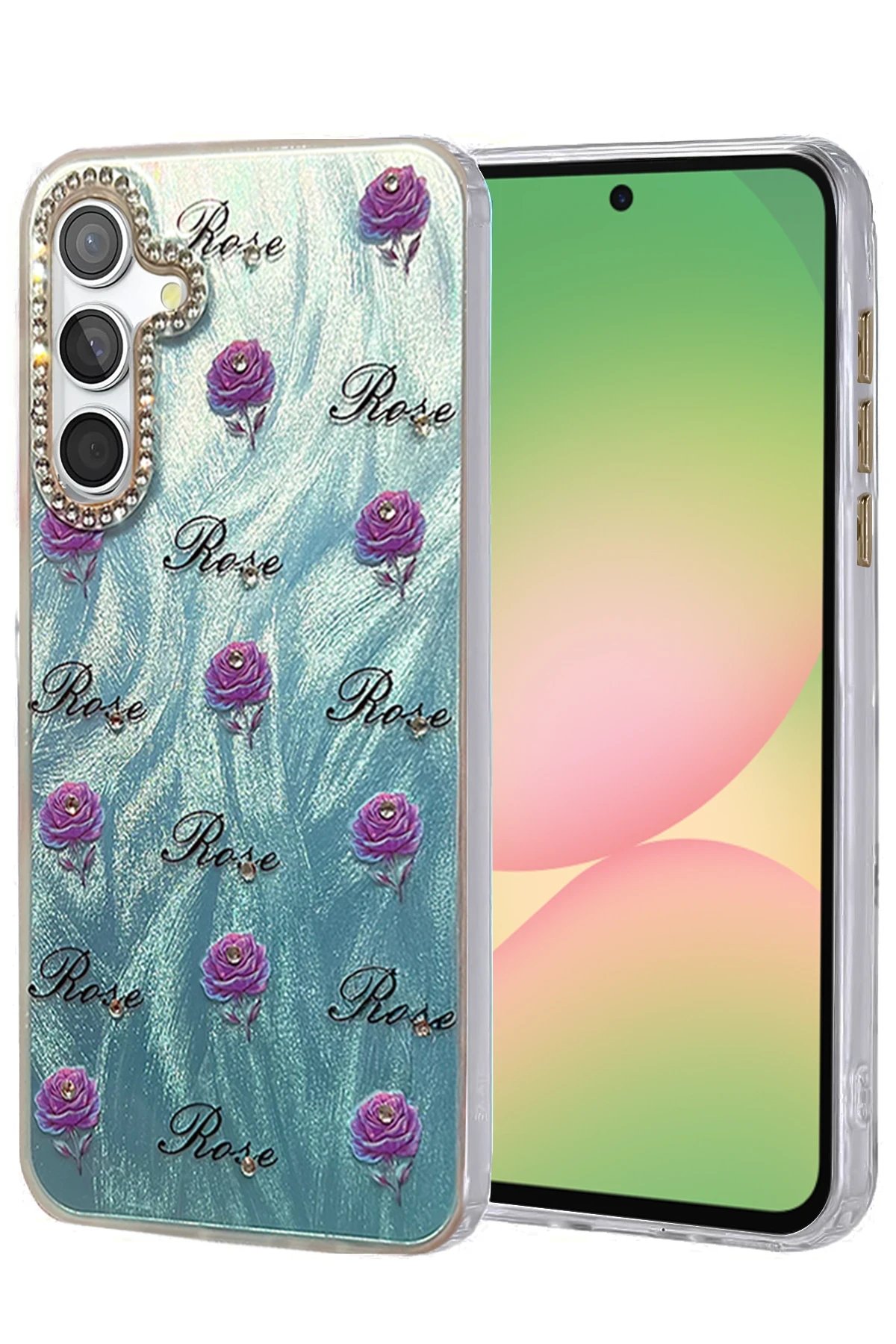 Samsung Galaxy A56 Kılıf Blade Aynalı Desenli Kapak - Desen 9-(5796)