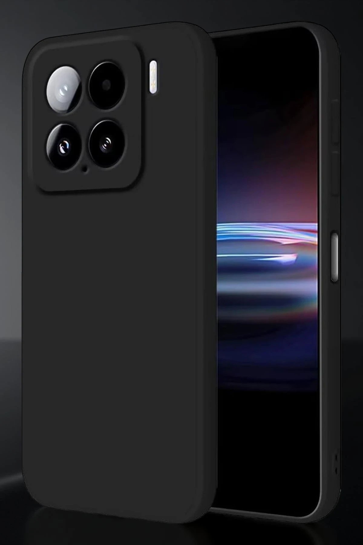 Xiaomi Mi 15 Pro Kılıf Nano içi Kadife Silikon - Siyah-(5796) - Görsel 2