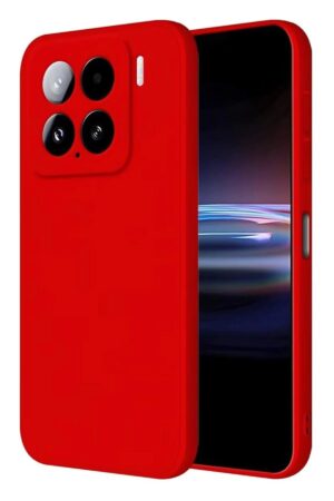 Xiaomi Mi 15 Pro Kılıf Nano içi Kadife Silikon - Kırmızı-(5796)