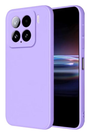 Xiaomi Mi 15 Pro Kılıf Nano içi Kadife Silikon - Lila-(5796)