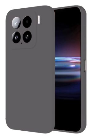 Xiaomi Mi 15 Pro Kılıf Nano içi Kadife Silikon - Gri-(5796)