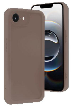 iPhone 16E Kılıf Viera Silikon - Kahverengi-(5796)