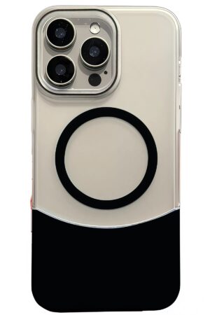 Apple iPhone 16 Pro Velar Magsafe Kapak - Siyah-(5796)