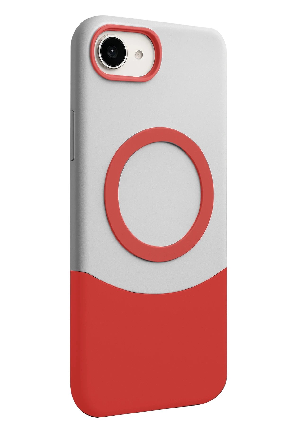 Apple iPhone 16E Velar Magsafe Kapak - Kırmızı-(5796) - Görsel 2