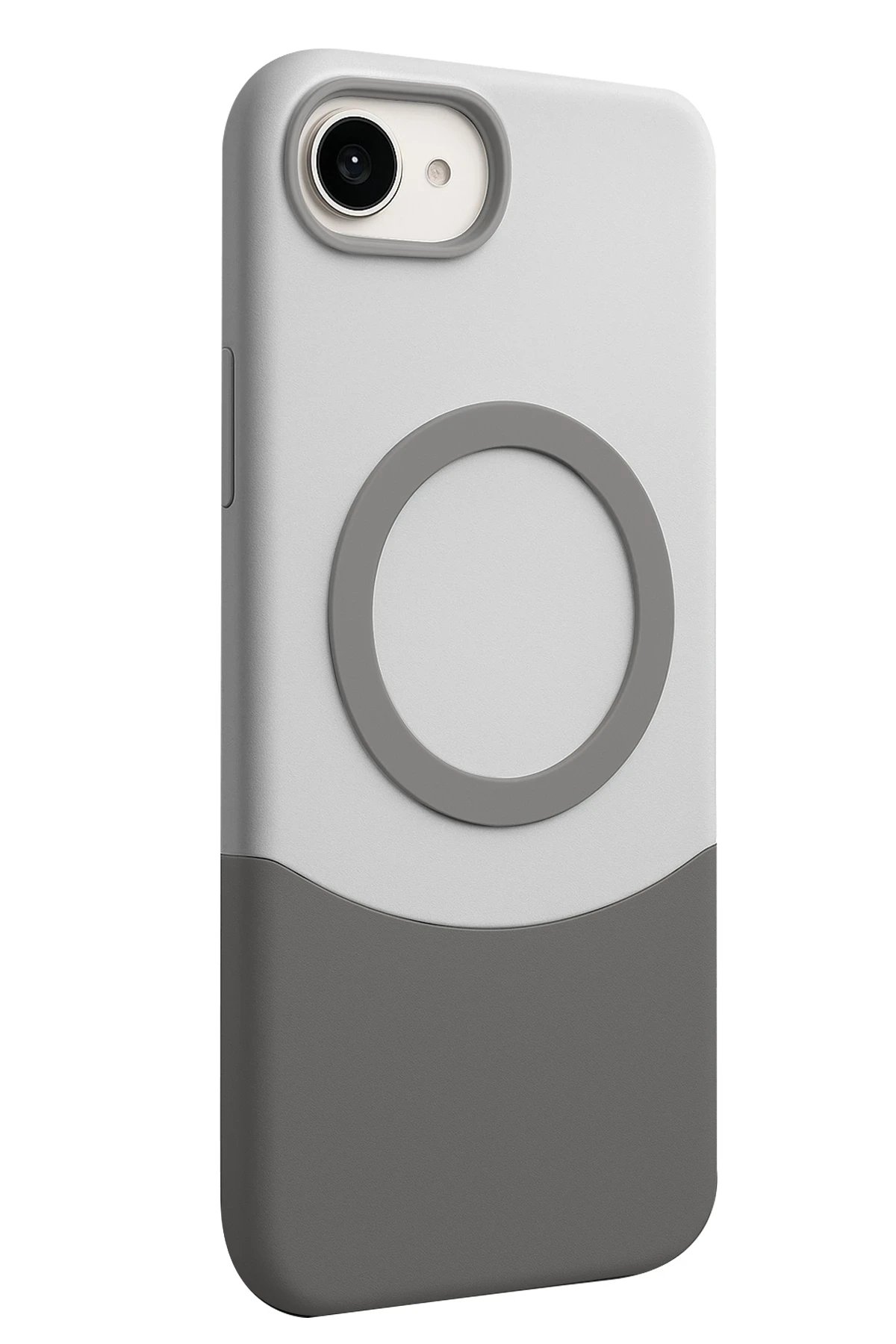 Apple iPhone 16E Velar Magsafe Kapak - Natural Grey-(5796) - Görsel 2