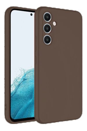 Samsung Galaxy A16 5G Kılıf First Silikon - Kahverengi-(5796)