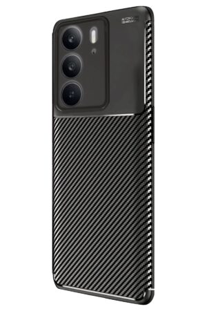 Realme C75 4G Auto Focus Karbon Kapak - Siyah-(5796)