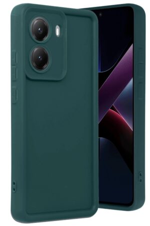 Xiaomi Poco X7 Pro Viera Silikon - Koyu Yeşil-(5796)