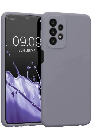 Samsung Galaxy A23 4G Kılıf First Silikon - Gri-(5796)