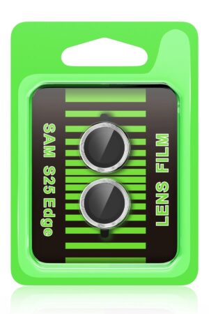 Samsung Galaxy S25 Edge Raze Metal Kamera Lens - Gümüş-(5796)