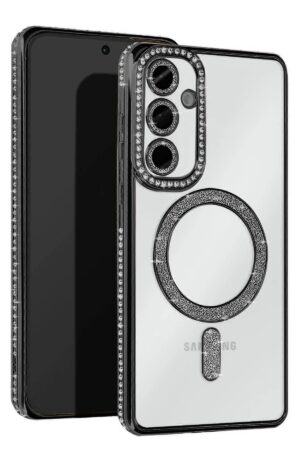 Samsung Galaxy S25 Edge Joke Simli Magneticsafe Kılıf - Siyah-(5796)