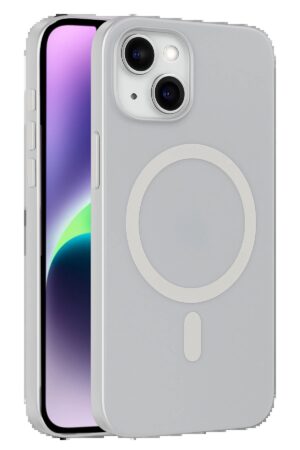 Apple iPhone 14 Tuna PC Slim Magsafe Kapak - Şeffaf-(5796)