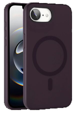 Apple iPhone 16E Tuna PC Slim Magsafe Kapak - Derin Mor-(5796)