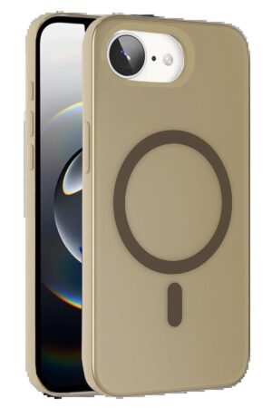 Apple iPhone 16E Tuna PC Slim Magsafe Kapak - Titan Gri-(5796)