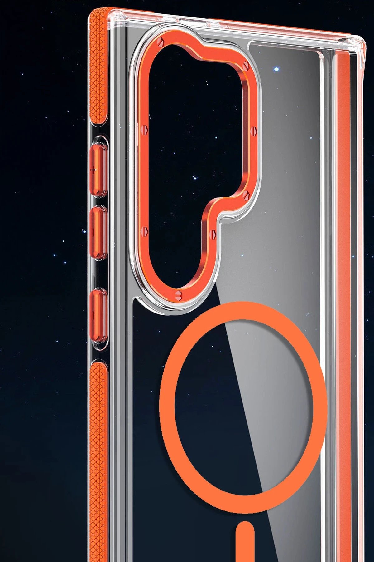 Samsung Galaxy S25 Ultra Bella Magsafe Kapak - Siyah-(5796) - Görsel 2