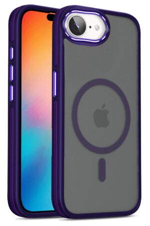 iPhone 16E Winner Magsafe Kapak - Derin Mor-(5796)