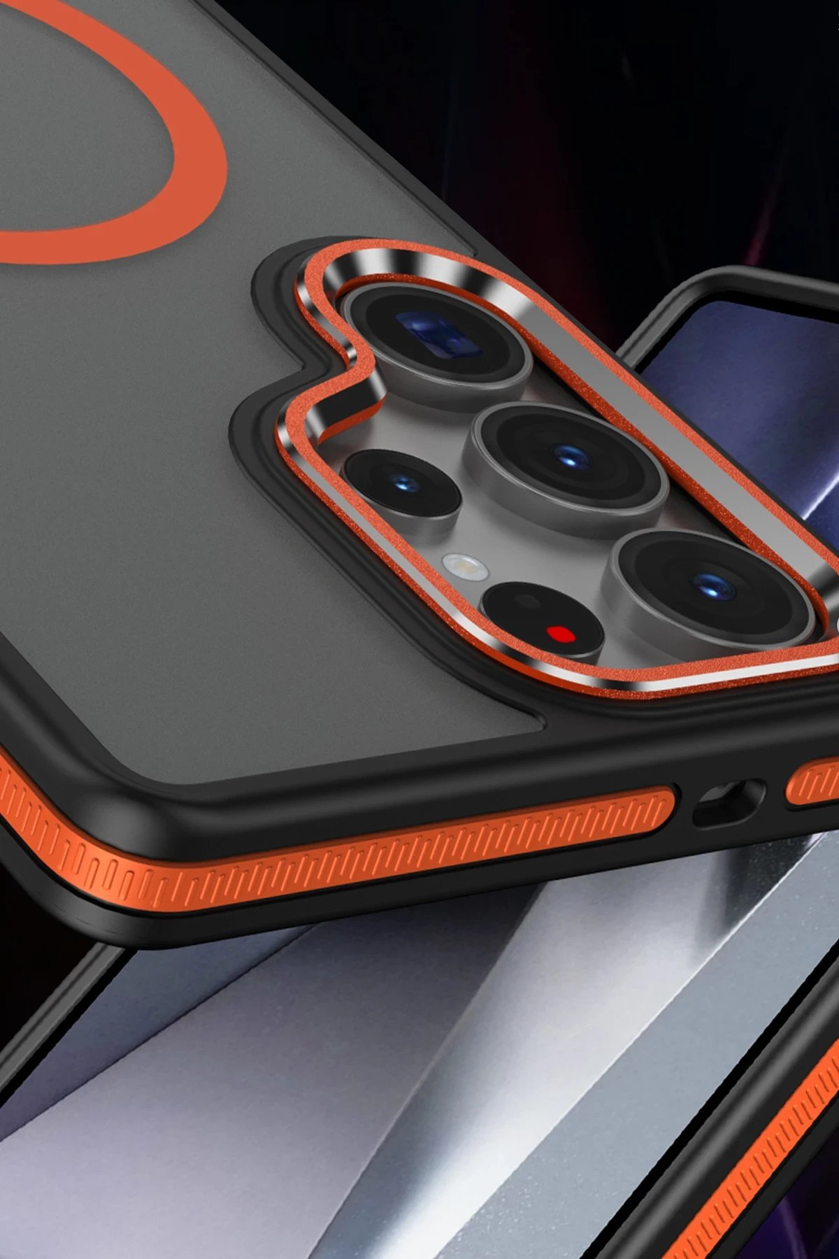 Samsung Galaxy S25 Ultra Winner Magsafe Kapak - Siyah-(5796) - Görsel 2