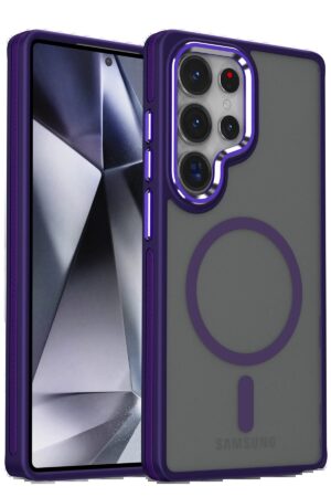 Samsung Galaxy S25 Ultra Winner Magsafe Kapak - Derin Mor-(5796)