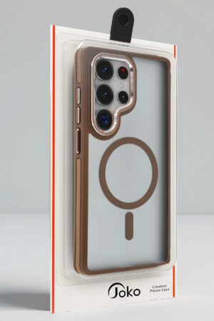 Samsung Galaxy S25 Ultra Winner Magsafe Kapak - Gold-(5796)