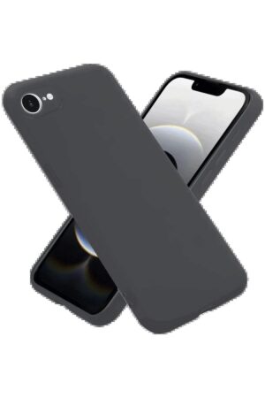 iPhone 16E Kılıf First Silikon - Gri-(5796)