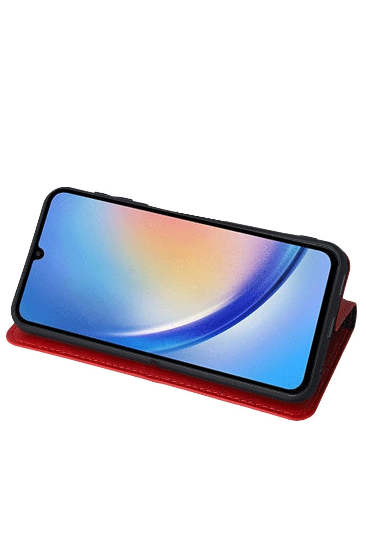 Apple iPhone 15 Trend S Plus Kapaklı Kılıf - Lacivert-(5796) - Görsel 3