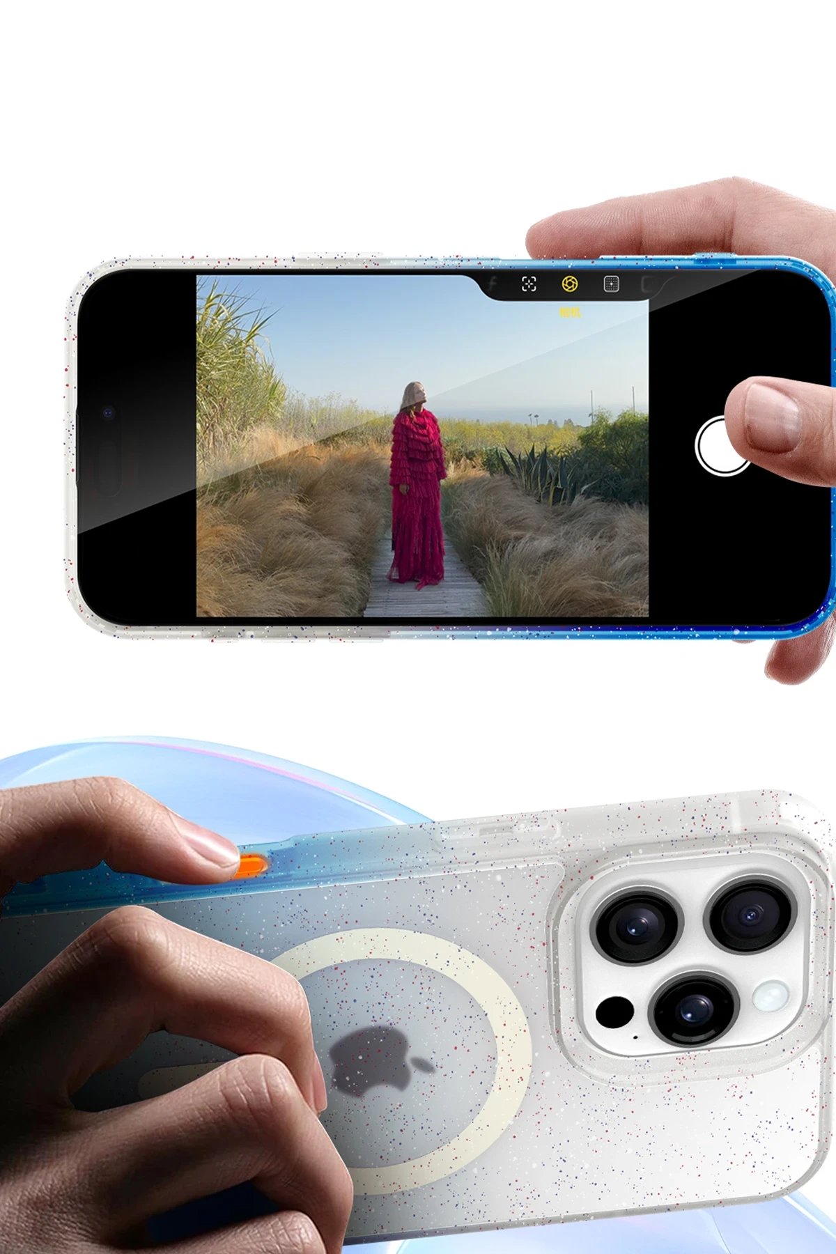 Apple iPhone 11 Pummel Shiny Magsafe Kapak - Gold-(5796) - Görsel 5