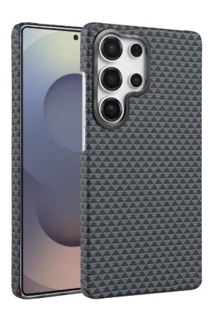 Samsung Galaxy S24 Ultra Vega Magsafe Kapak - Gri-(5796)