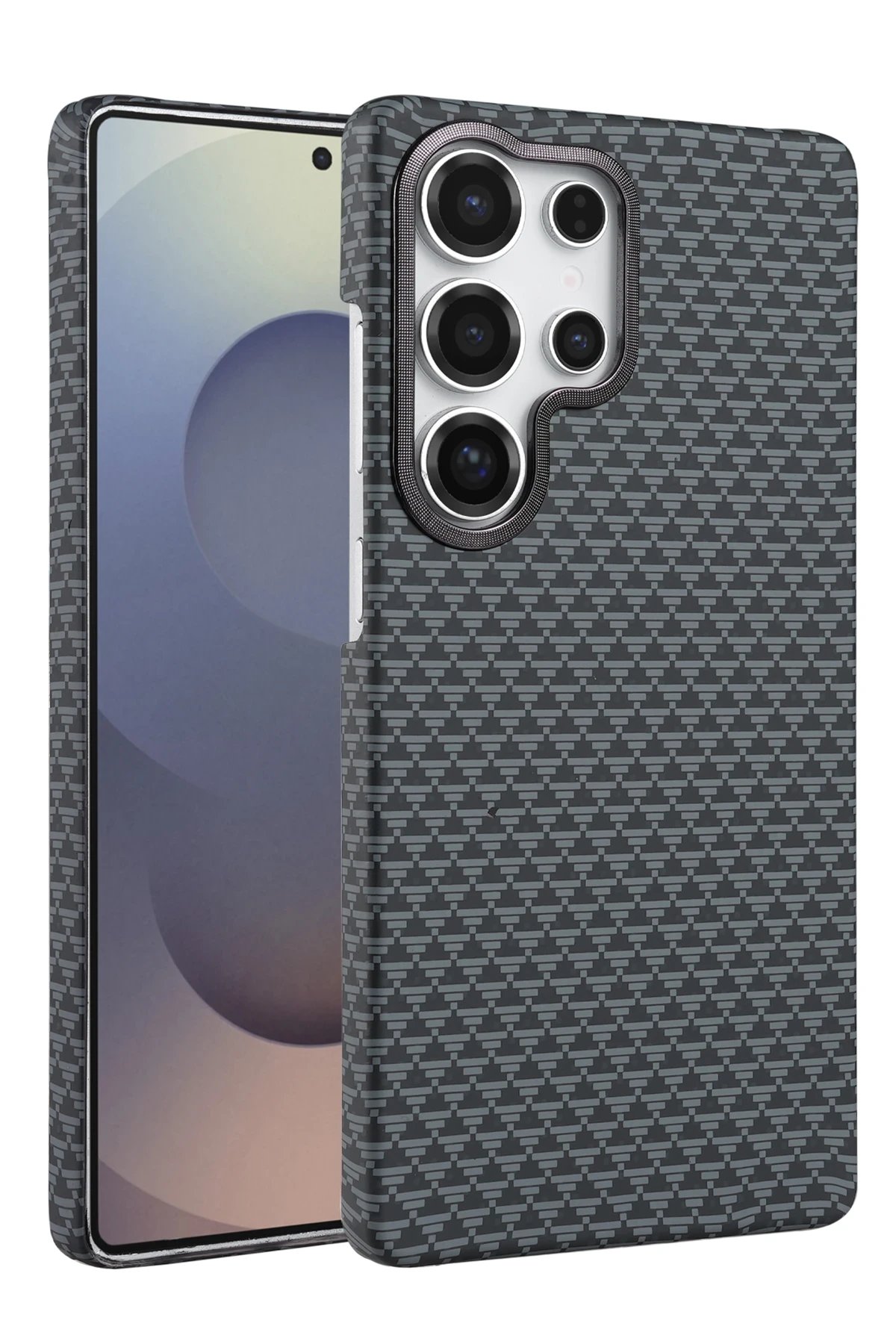 Samsung Galaxy S24 Ultra Vega Magsafe Kapak - Gri-(5796)