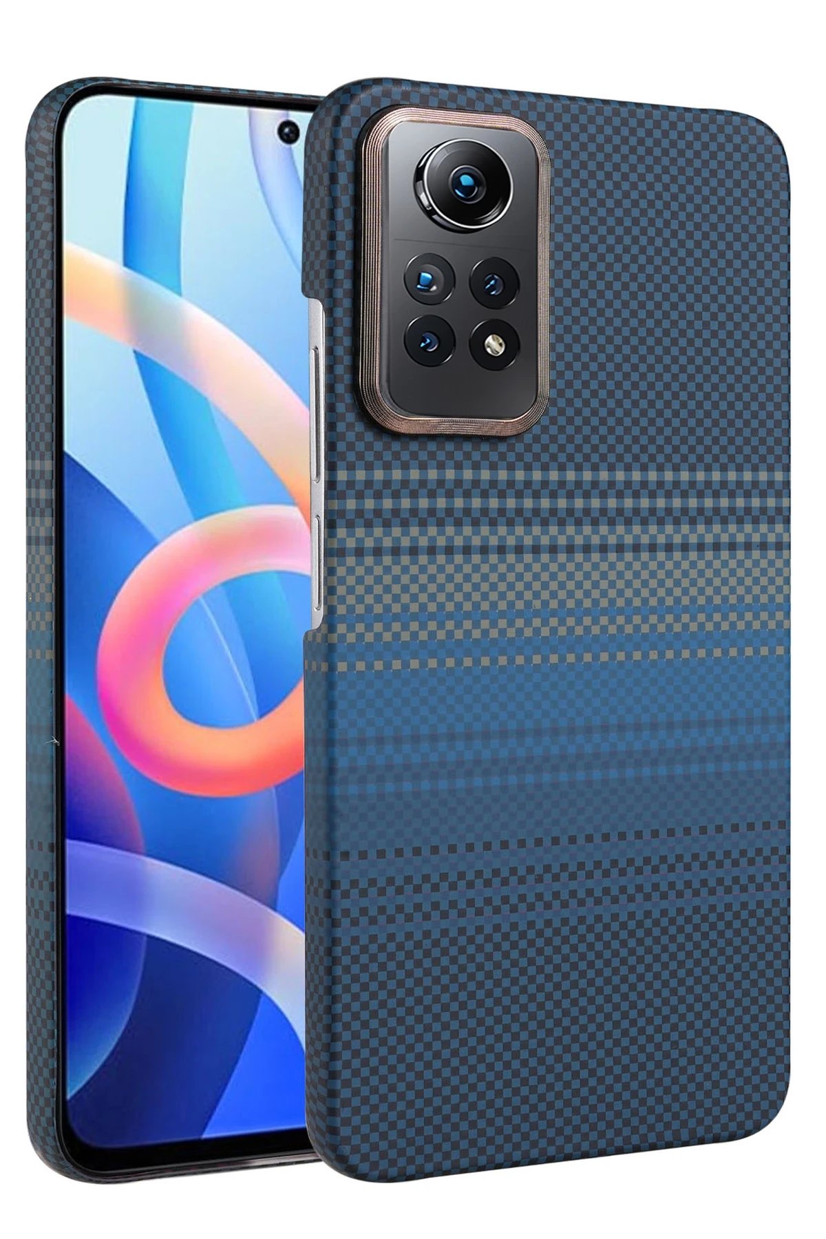 Xiaomi Redmi Note 12 Pro 4G Vega Magsafe Kapak - Mavi-(5796)