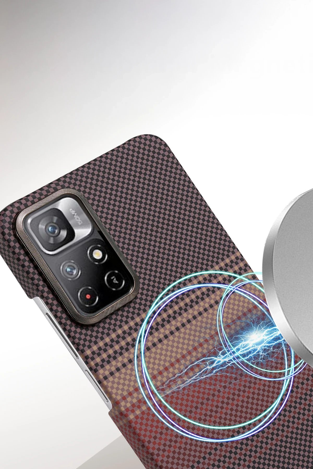 Xiaomi Redmi Note 12 Pro 4G Vega Magsafe Kapak - Siyah-(5796) - Görsel 3