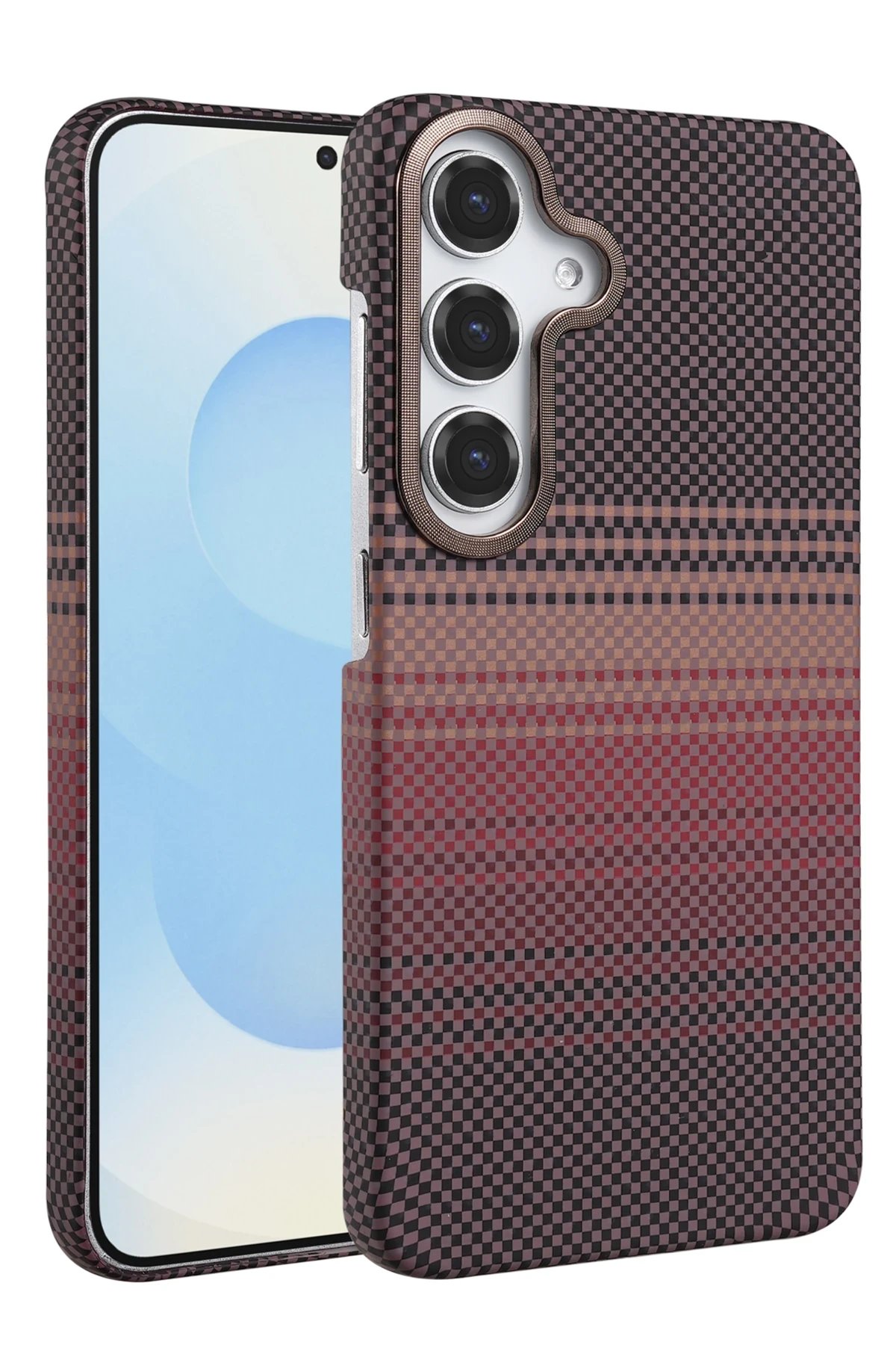 Samsung Galaxy S24 FE Vega Magsafe Kapak - Çöl Titanyum-(5796)