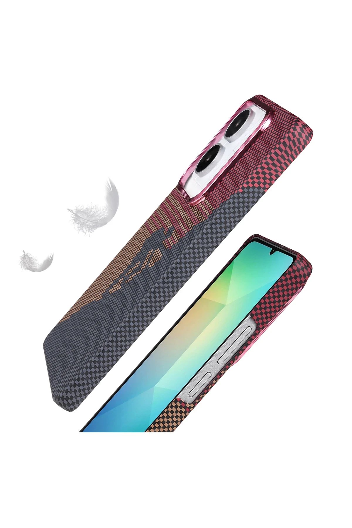 Samsung Galaxy A06 Vega Magsafe Kapak - Gri-(5796) - Görsel 3