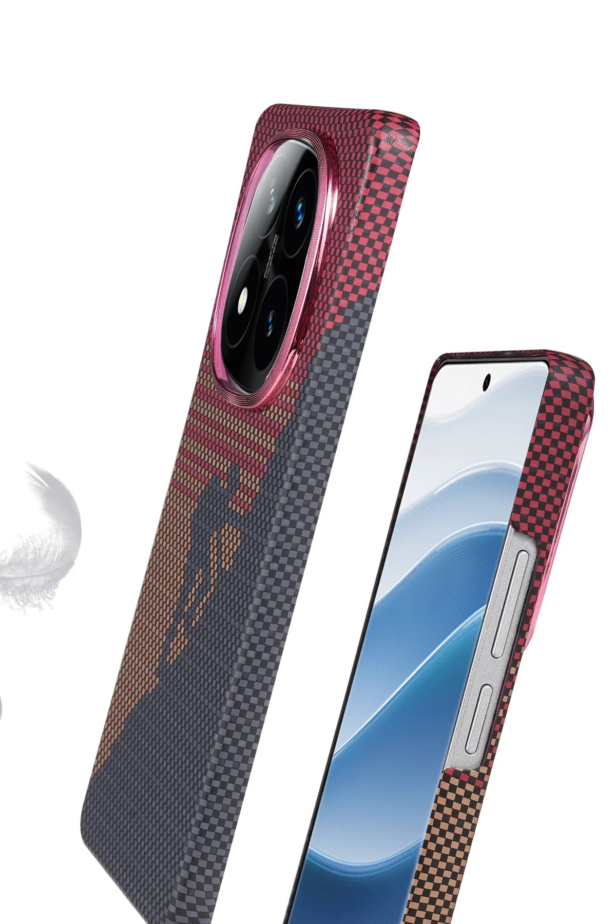 Xiaomi Redmi Note 14 Pro 5G Vega Magsafe Kapak - Mavi-(5796) - Görsel 3