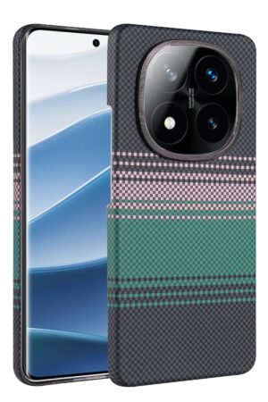 Xiaomi Redmi Note 14 Pro 5G Vega Magsafe Kapak - Yeşil-(5796)