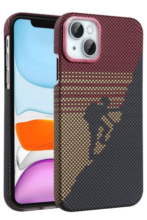 Apple iPhone 14 Vega Magsafe Kapak - Kırmızı-(5796)