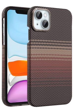 Apple iPhone 14 Vega Magsafe Kapak - Çöl Titanyum-(5796)