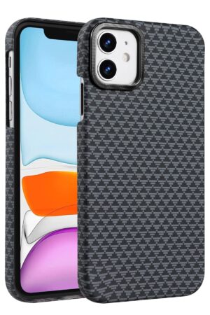 Apple iPhone 11 Vega Magsafe Kapak - Gri-(5796)