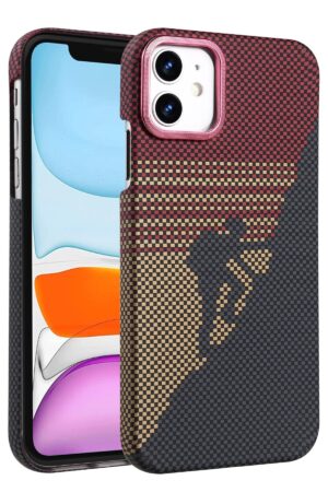 Apple iPhone 11 Vega Magsafe Kapak - Kırmızı-(5796)