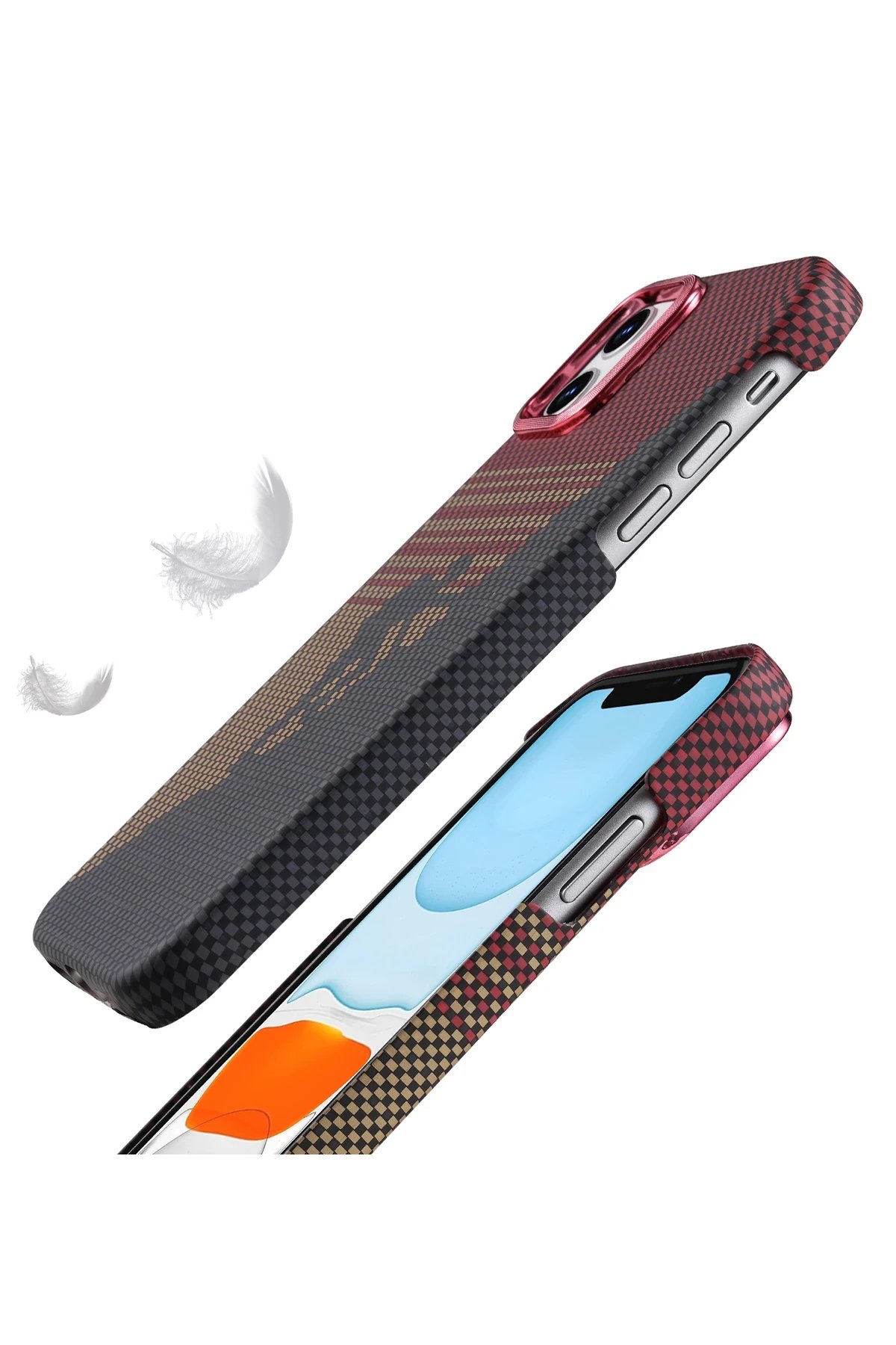 Apple iPhone 11 Vega Magsafe Kapak - Kırmızı-(5796) - Görsel 3