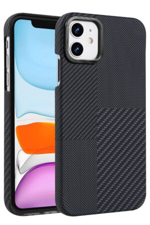 Apple iPhone 11 Vega Magsafe Kapak - Siyah-(5796)