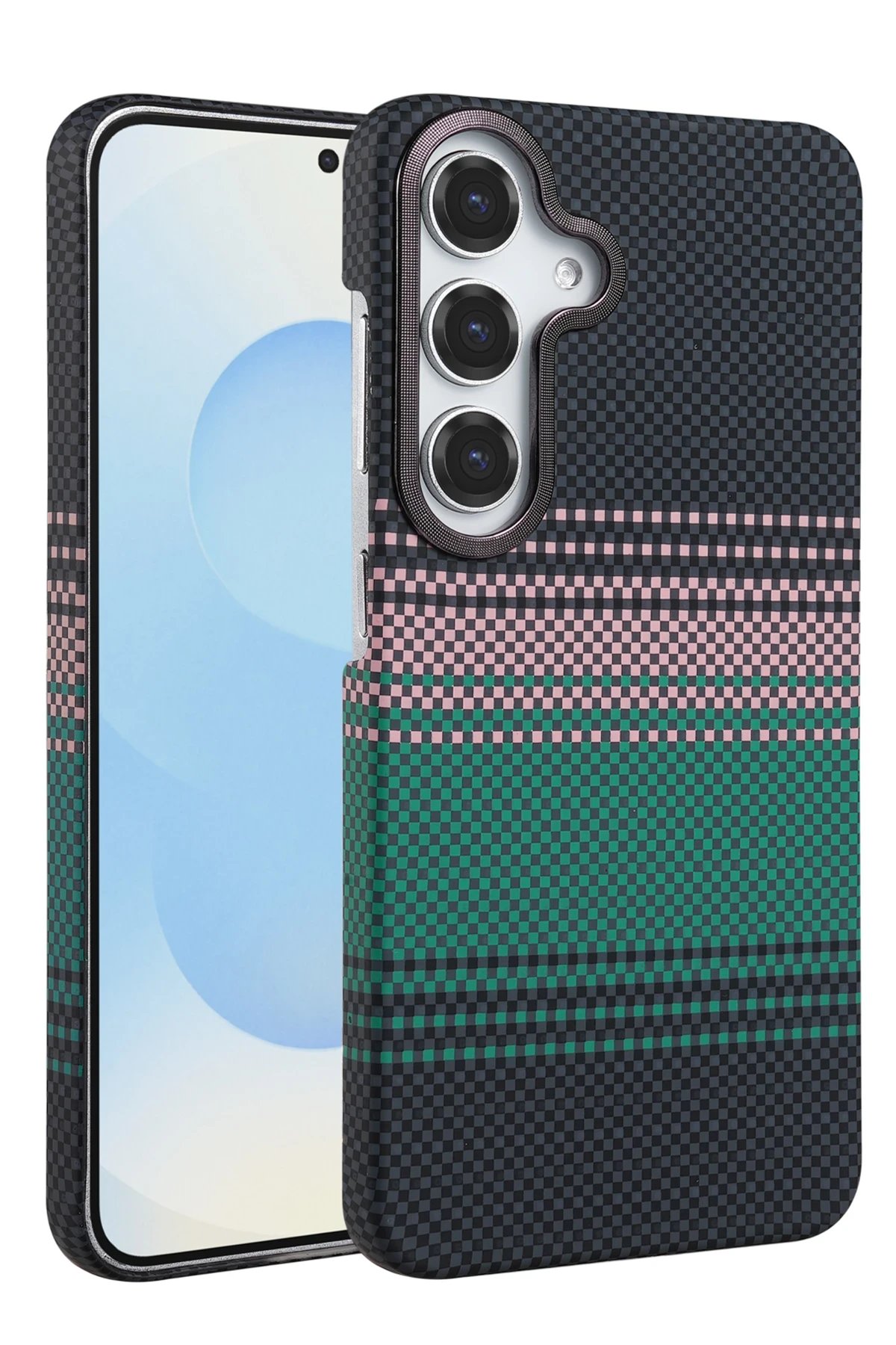 Samsung Galaxy A25 5G Vega Magsafe Kapak - Yeşil-(5796)