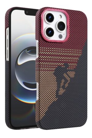 Apple iPhone 16 Pro Max Vega Magsafe Kapak - Kırmızı-(5796)