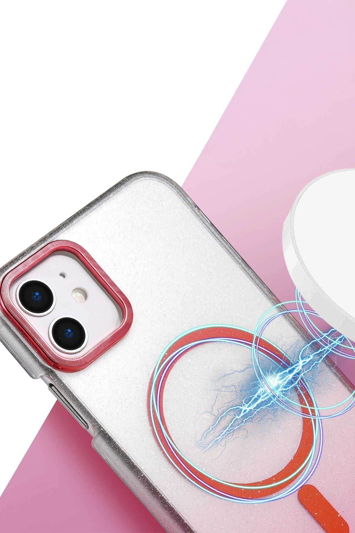 Apple iPhone 11 Glossy Magsafe Kapak - Siyah-(5796) - Görsel 2