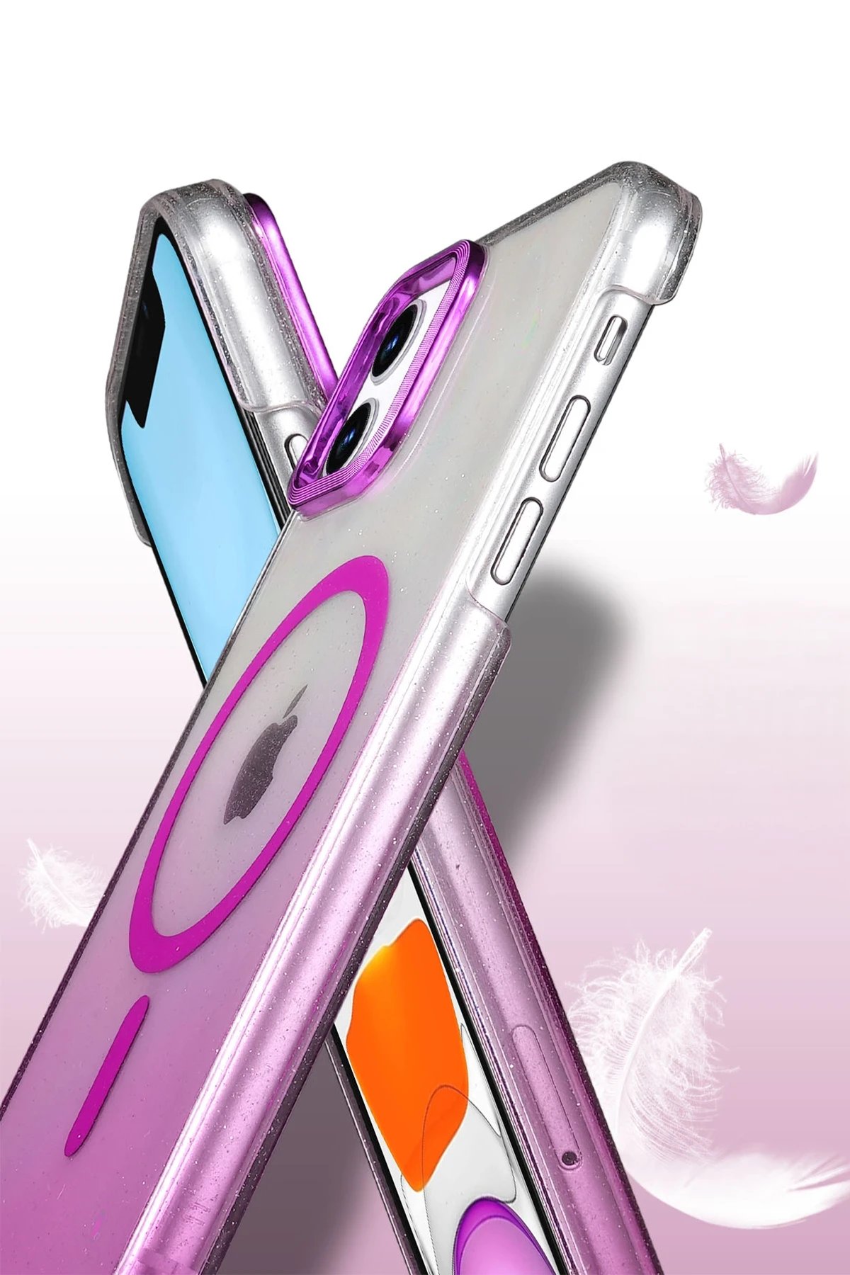 Apple iPhone 11 Glossy Magsafe Kapak - Siyah-(5796) - Görsel 3