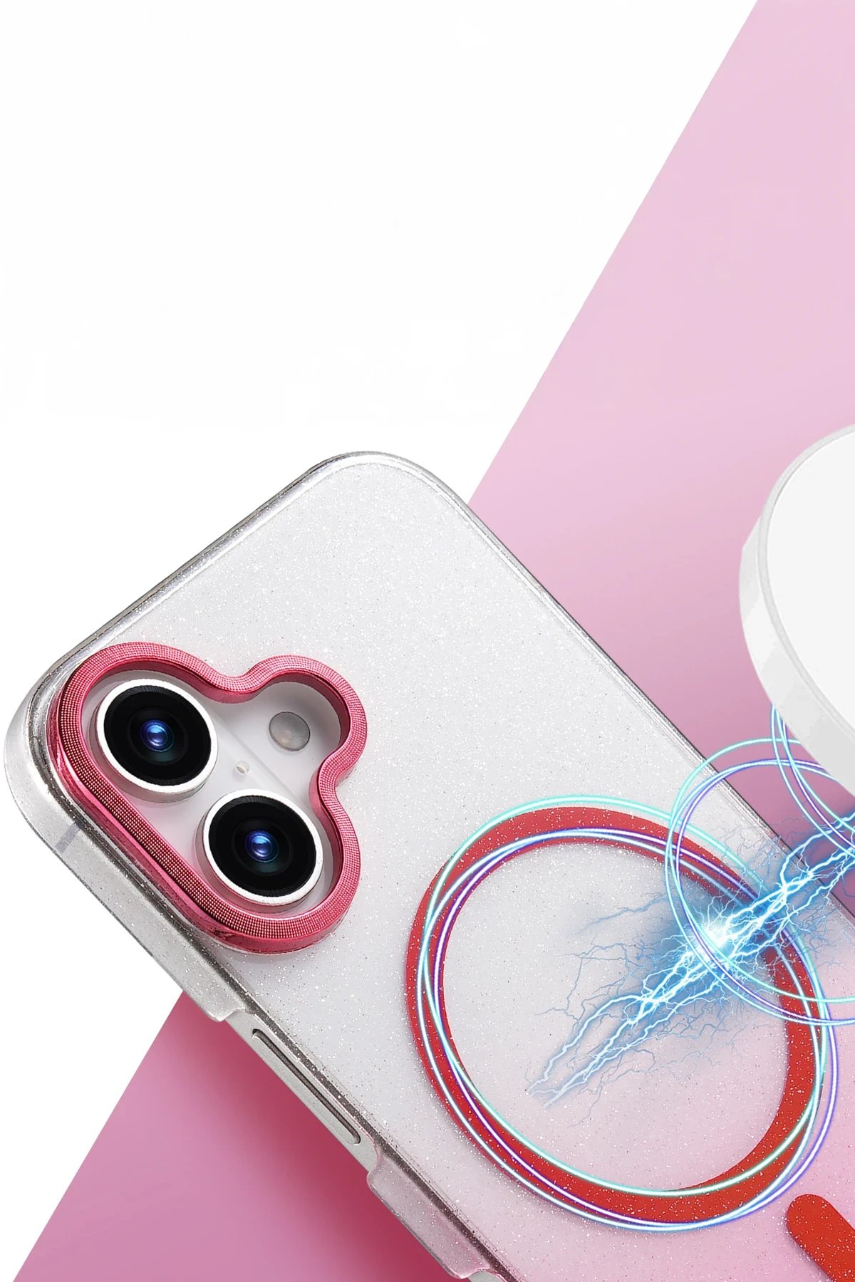 Apple iPhone 16 Glossy Magsafe Kapak - Çöl Titanyum-(5796) - Görsel 2