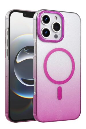 Apple iPhone 16 Pro Glossy Magsafe Kapak - Mor-(5796)