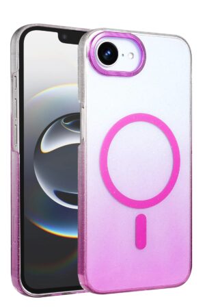 Apple iPhone 16E Glossy Magsafe Kapak - Mor-(5796)