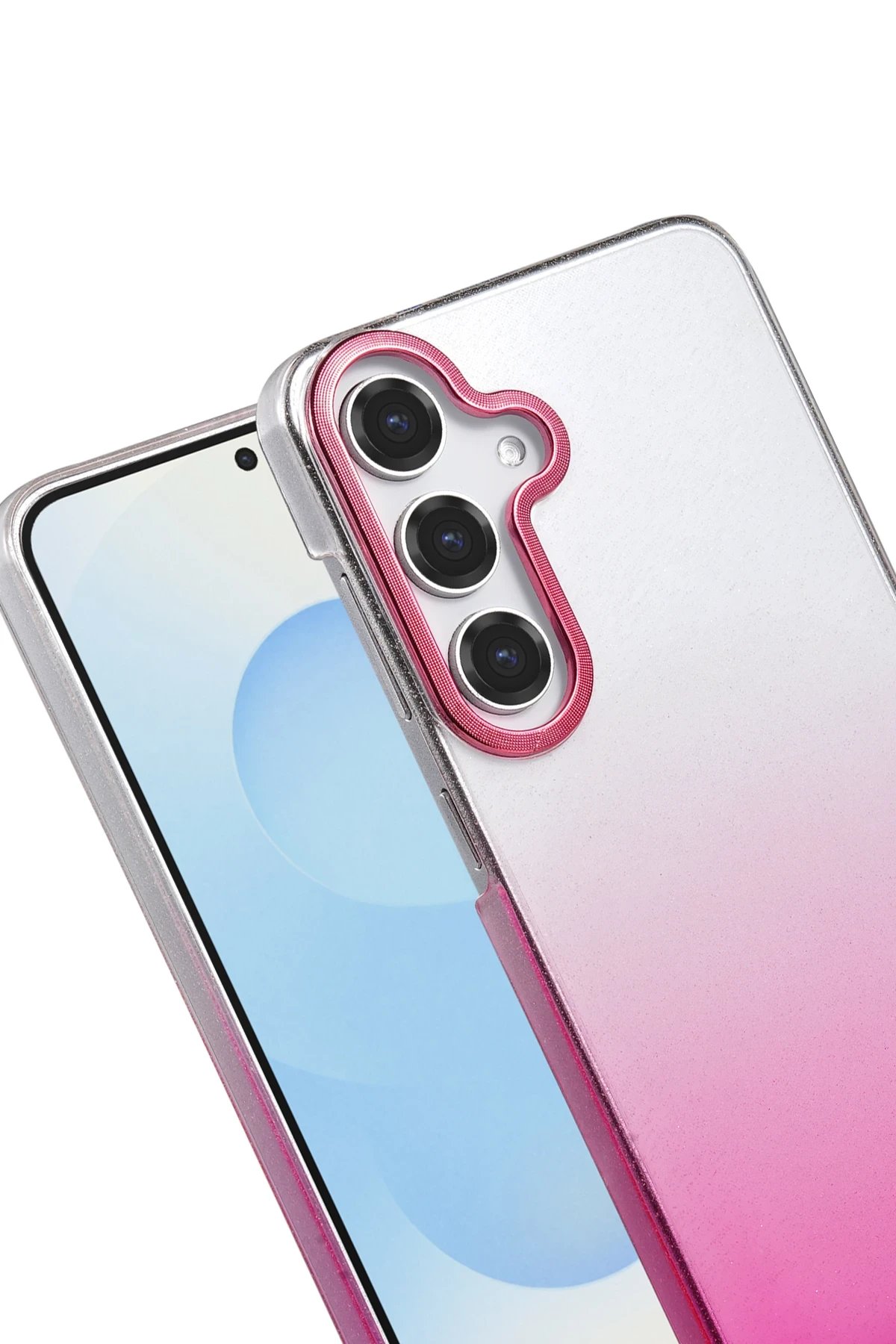 Samsung Galaxy A25 5G Glossy Kapak - Pembe-(5796) - Görsel 2