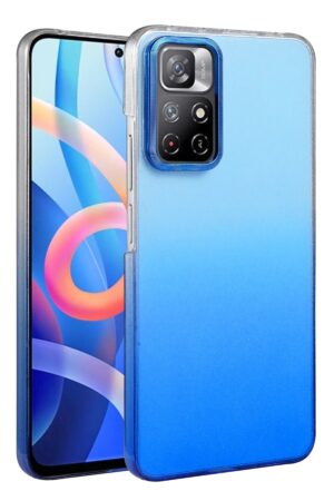 Xiaomi Redmi Note 11 Pro Glossy Kapak - Mavi-(5796)