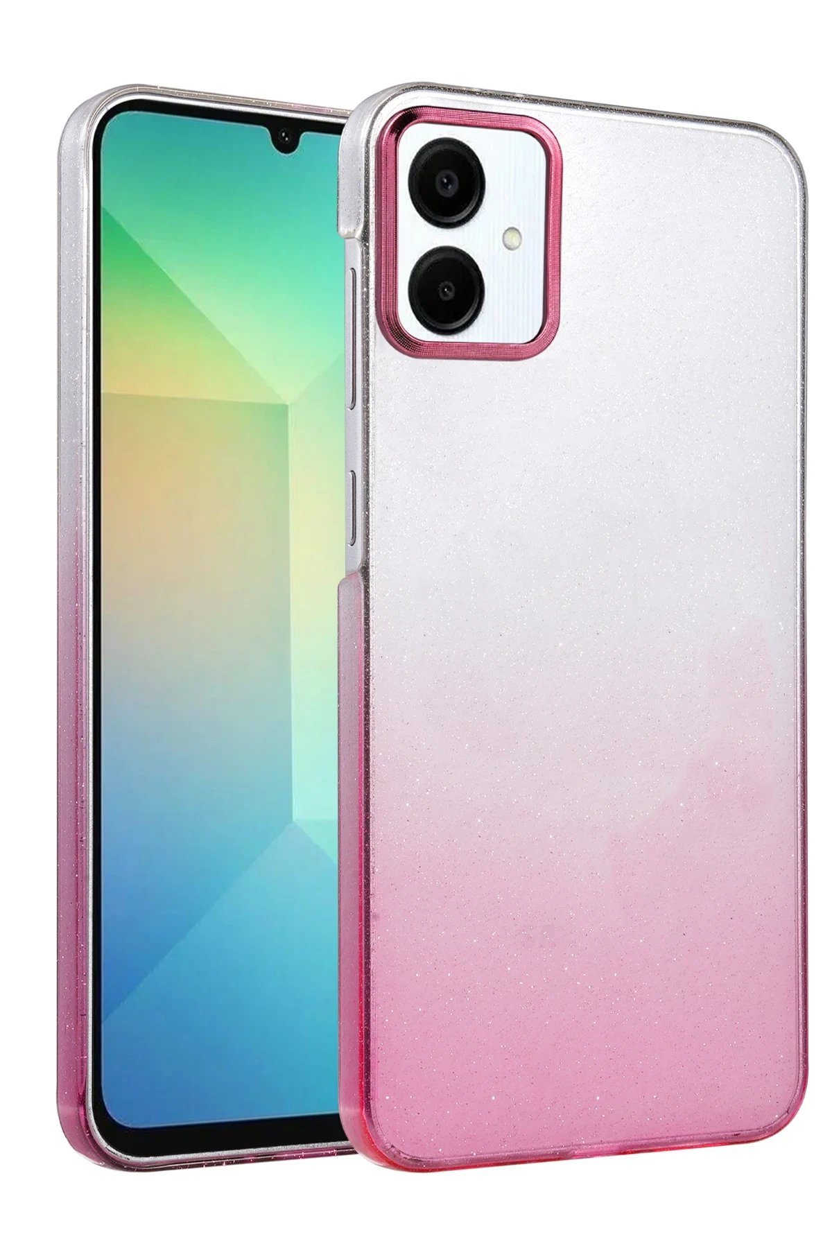 Samsung Galaxy A06 Glossy Kapak - Pembe-(5796)